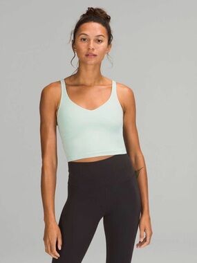 lululemon athletica Mint Green Align Crop Tank